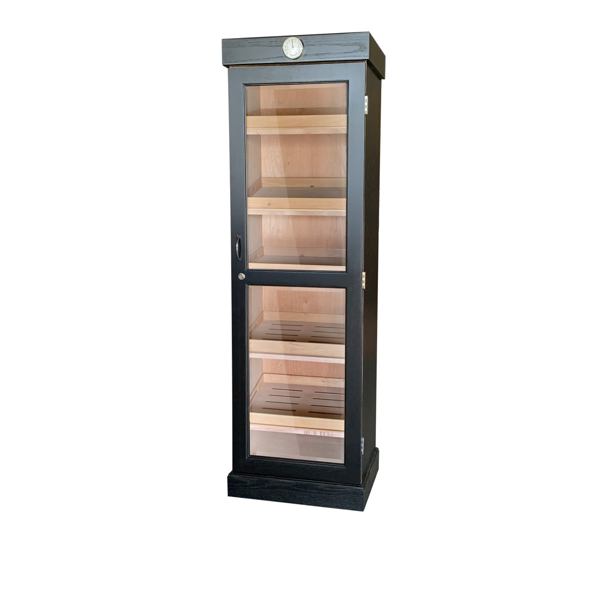 Quality Importers Cigar Tower Display Unit in Ebony