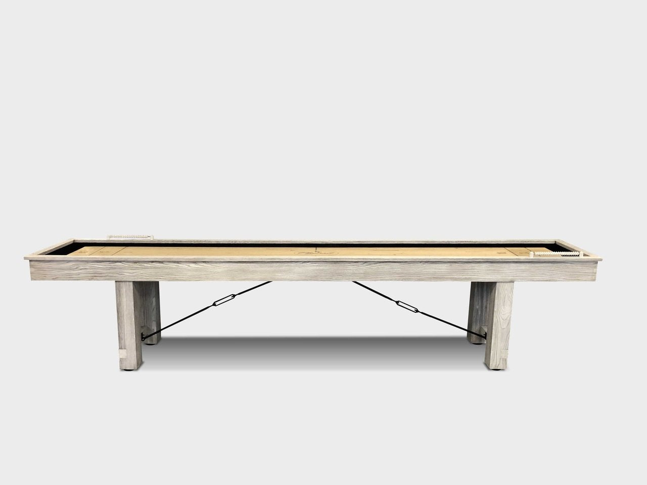 Playcraft 9' Montauk Shuffleboard Table in Weathered Whitewash