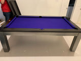 Playcraft Monaco 7' Slate Pool Table with Dining Top