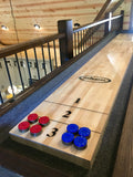 Imperial Reno Rustic 12' Shuffleboard Table in Dark Chestnut