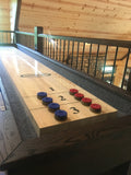 Imperial Reno Rustic 12' Shuffleboard Table in Dark Chestnut