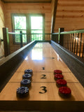 Imperial Reno Rustic 12' Shuffleboard Table in Dark Chestnut