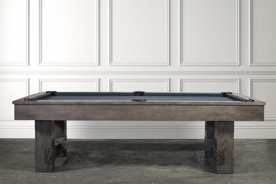 Nixon Rocky 8' Slate Pool Table in Charcoal Finish