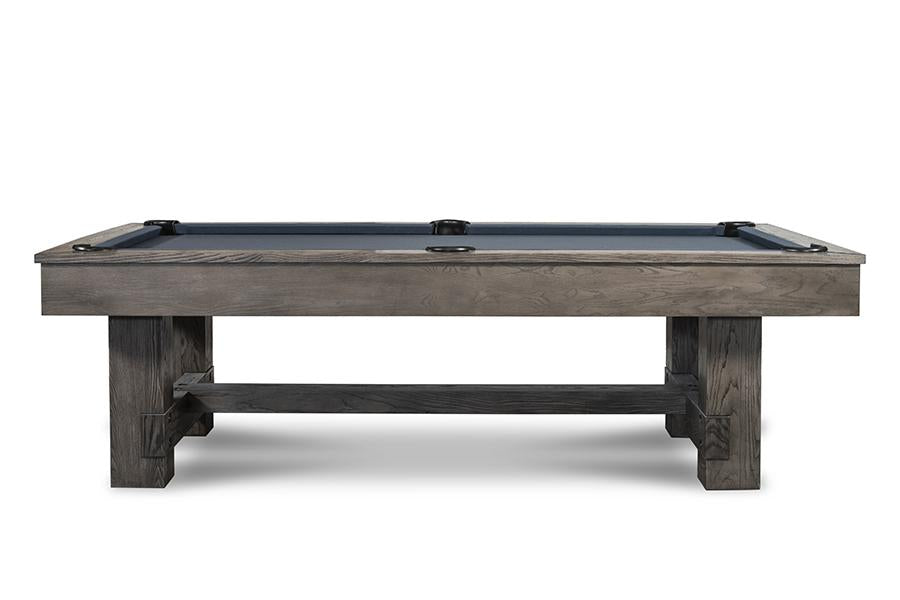 Nixon Rocky 8' Slate Pool Table in Charcoal Finish