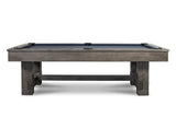 Nixon Rocky 8' Slate Pool Table in Charcoal Finish