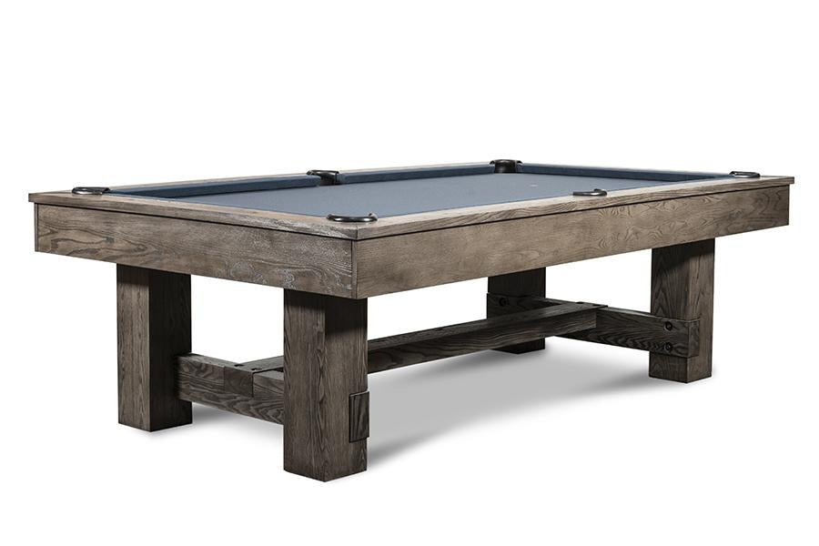 Nixon Rocky 8' Slate Pool Table in Charcoal Finish