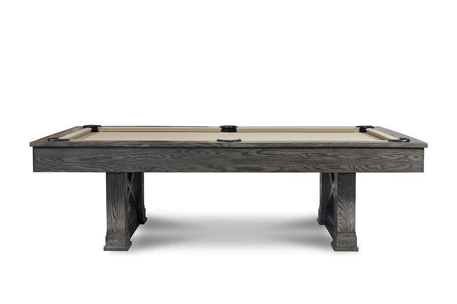 Nixon Nora 8' Slate Pool Table in Charcoal Finish