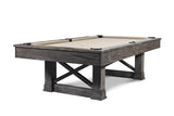 Nixon Nora 8' Slate Pool Table in Charcoal Finish