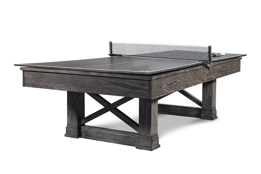 Nixon Nora 8' Slate Pool Table in Charcoal Finish