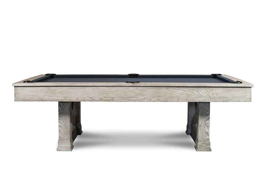 Nixon Nora 8' Slate Pool Table in Whitewash Finish