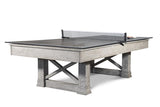 Nixon Nora 8' Slate Pool Table in Whitewash Finish