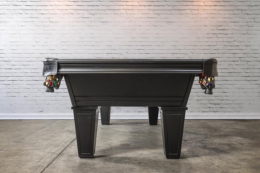 Nixon Milly 8' Slate Pool Table in Black