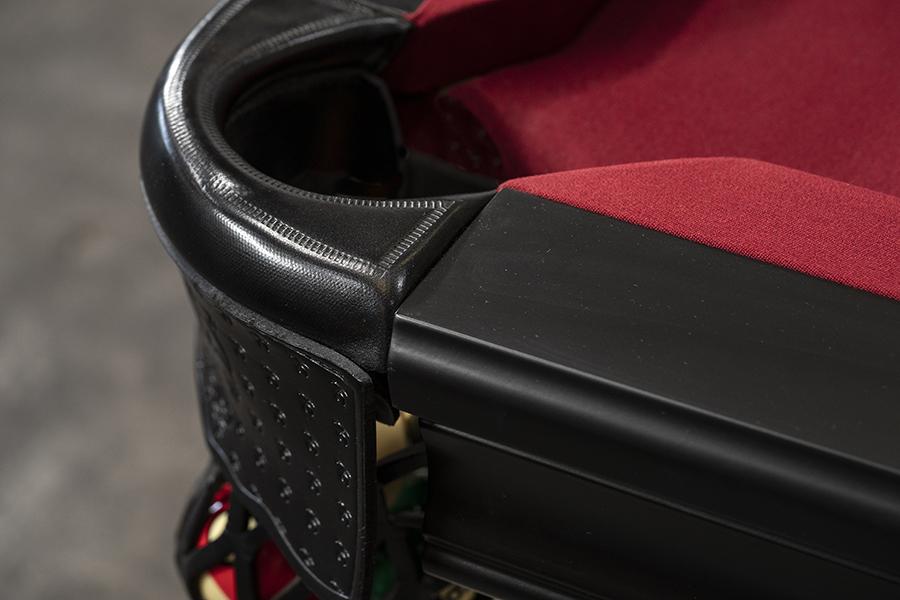 Nixon Milly 8' Slate Pool Table in Black