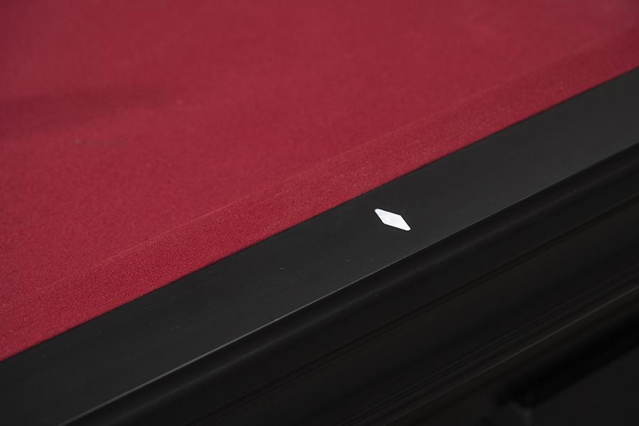 Nixon Milly 8' Slate Pool Table in Black