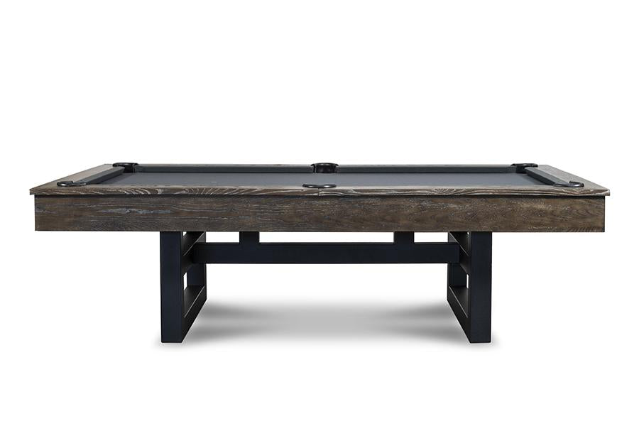 Nixon Mckay Slate Pool Table 8' Slate Pool Table in Brownwash Finish