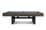 Nixon Mckay Slate Pool Table 8' Slate Pool Table in Brownwash Finish