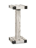 Nixon CrissyCross 8' Slate Pool Table in Whitewash Finish