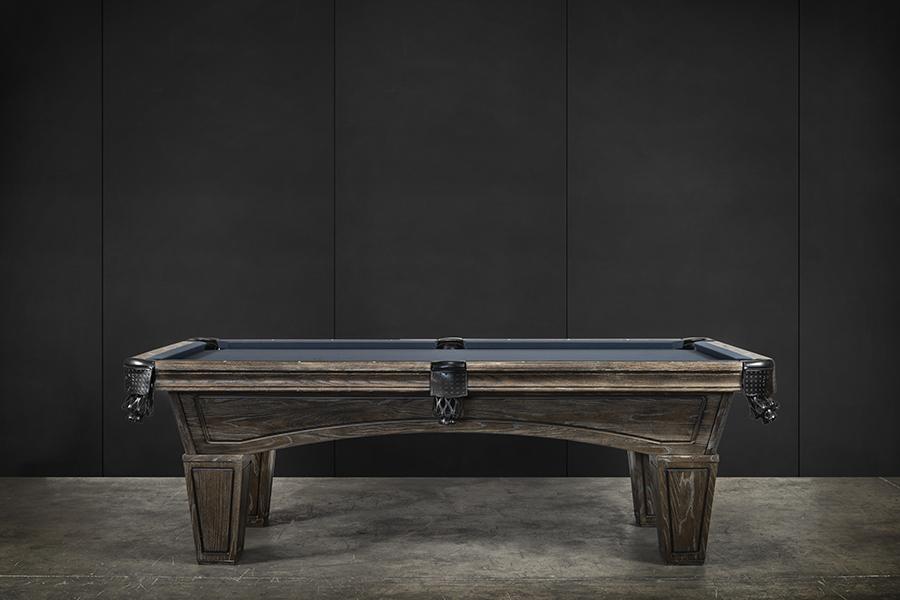 Nixon Bearski 8' Slate Pool Table in Brownwash Finish