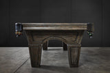 Nixon Bearski 8' Slate Pool Table in Brownwash Finish