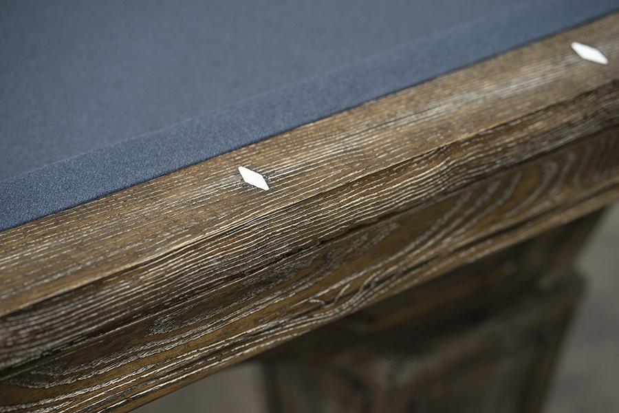 Nixon Bearski 8' Slate Pool Table in Brownwash Finish