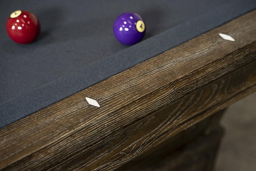 Nixon Bearski 8' Slate Pool Table in Brownwash Finish