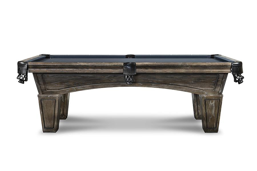 Nixon Bearski 8' Slate Pool Table in Brownwash Finish