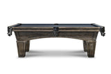 Nixon Bearski 8' Slate Pool Table in Brownwash Finish
