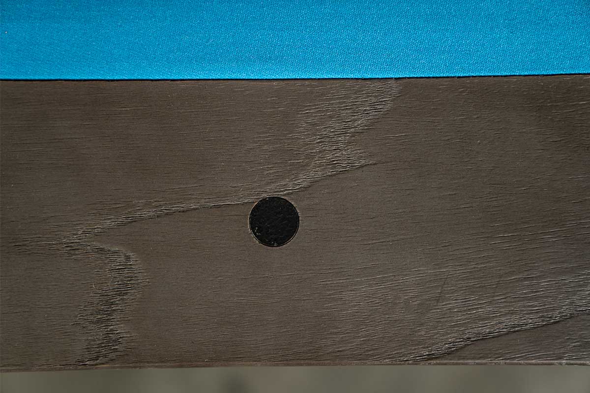 Nixon Mckay 7' Slate Pool Table in Charcoal Finish w/ Dining Top Option
