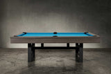 Nixon Mckay 7' Slate Pool Table in Charcoal Finish w/ Dining Top Option