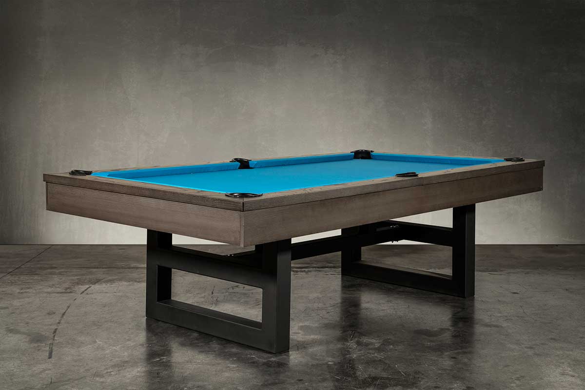 Nixon Mckay 7' Slate Pool Table in Charcoal Finish w/ Dining Top Option