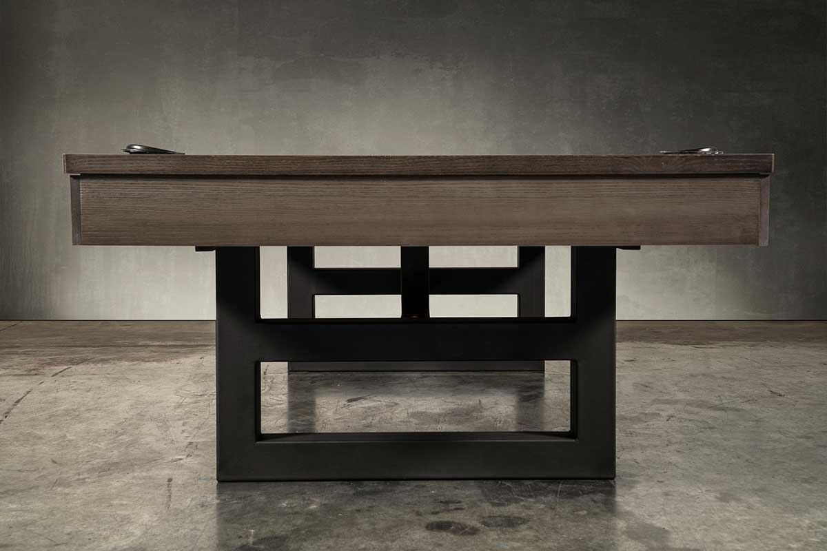Nixon Mckay 7' Slate Pool Table in Charcoal Finish w/ Dining Top Option
