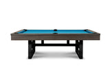 Nixon Mckay 7' Slate Pool Table in Charcoal Finish w/ Dining Top Option