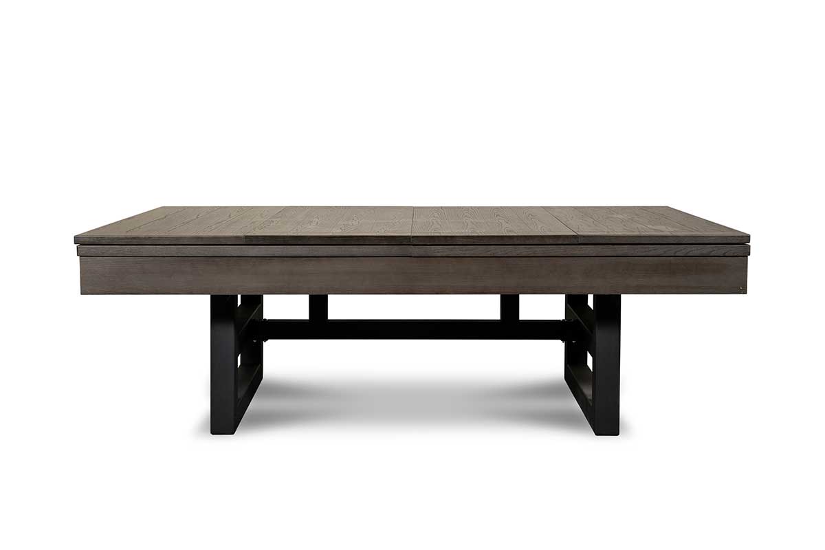 Nixon Mckay 7' Slate Pool Table in Charcoal Finish w/ Dining Top Option