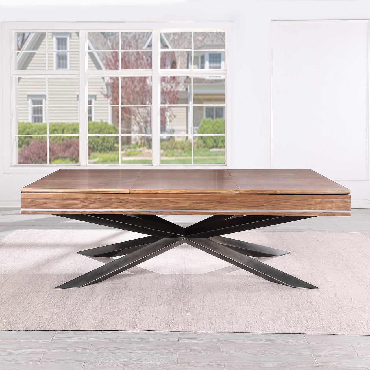 Playcraft Astral 8' Slate Pool Table In Walnut