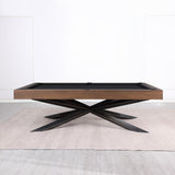 Playcraft Stella 8' Slate Pool Table in Walnut Gray