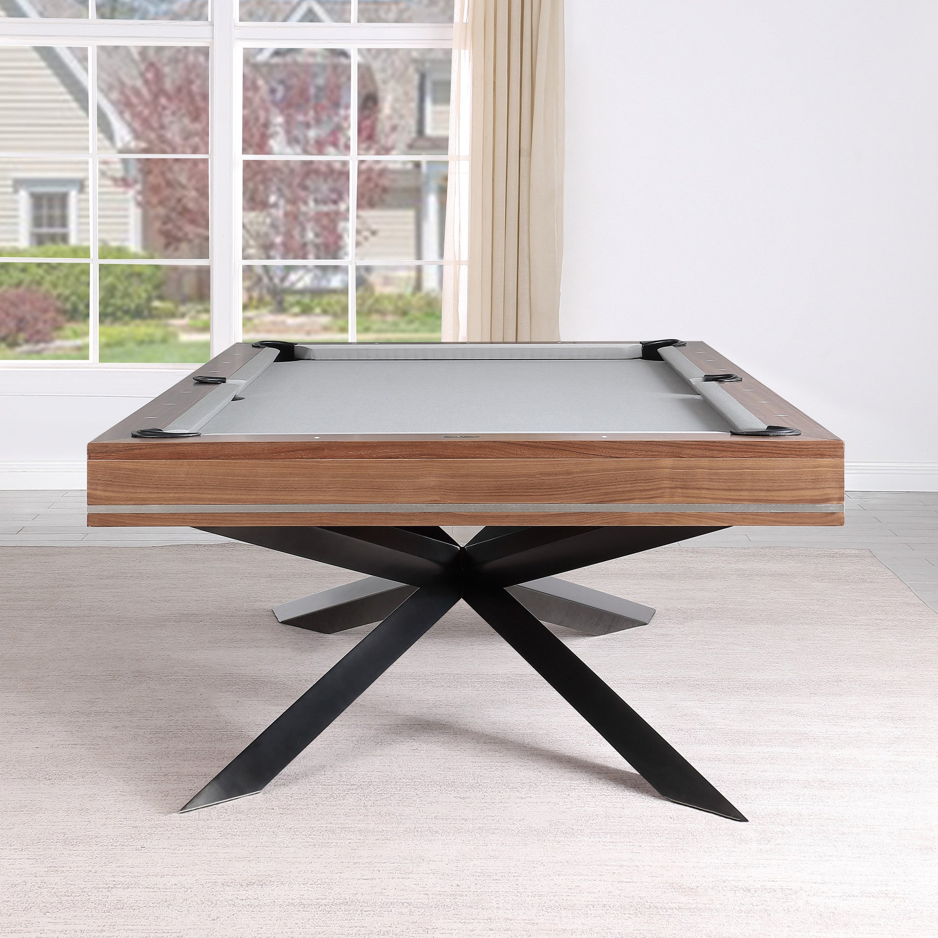Playcraft Astral 8' Slate Pool Table In Walnut