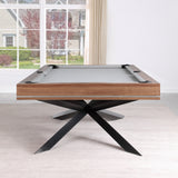 Playcraft Astral 8' Slate Pool Table In Walnut