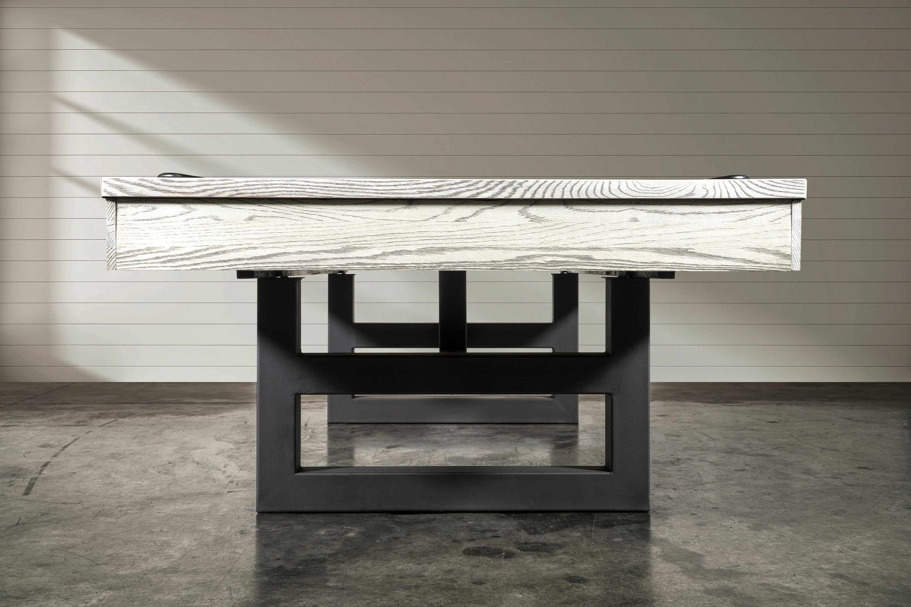 Nixon Mckay Slate Pool Table 7' in Whitewash Finish w/ Dining Top Option