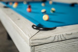 Nixon Mckay Slate Pool Table 7' in Whitewash Finish w/ Dining Top Option