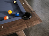 Nixon Desyn 8' Slate Pool Table in Walnut Finish w/ Dining Top Option