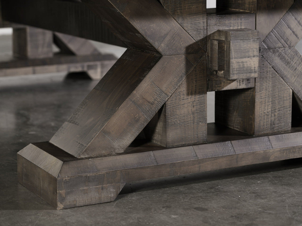 Nixon Jasper 8' Slate Pool Table in Weathered Slate Finish w/ Dining Top Option