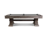 Nixon Jasper 8' Slate Pool Table in Weathered Slate Finish w/ Dining Top Option