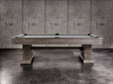Nixon Jasper 8' Slate Pool Table in Weathered Slate Finish w/ Dining Top Option