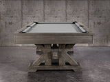 Nixon Jasper 8' Slate Pool Table in Weathered Slate Finish w/ Dining Top Option
