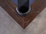 Nixon Nora 7' Slate Pool Table in Brownwash Finish w/ Dining Top Option