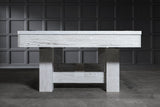 Nixon Rocky 8' Slate Pool Table in Whitewash Finish w/ Dining Top Option