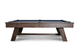 Nixon Hunter 7' Slate Pool Table in Brushed Walnut Finish w/ Dining Top Option