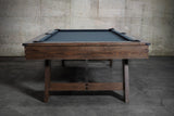 Nixon Hunter 7' Slate Pool Table in Brushed Walnut Finish w/ Dining Top Option