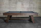Nixon Hunter 7' Slate Pool Table in Brushed Walnut Finish w/ Dining Top Option