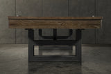 Nixon Mckay 7' Slate Pool Table in Brownwash Finish w/ Dining Top Option